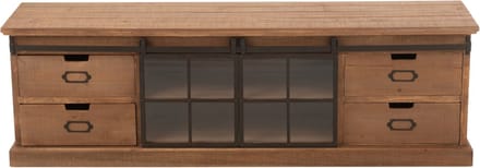 J-Line tv kast Mia - dennenhout - naturel