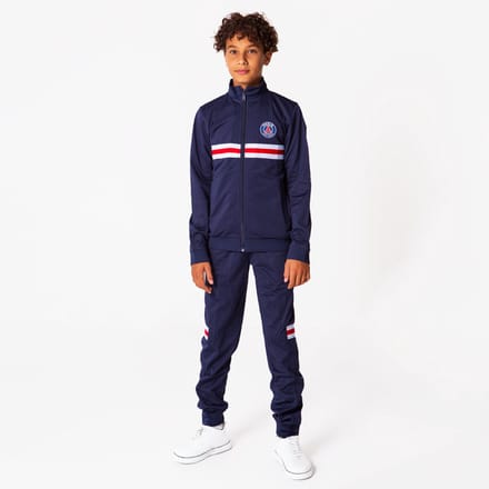 Paris Saint-Germain Trainingspak Kinderen - Maat 116 - PSG - Voetbakleding Kinderen - Blauw - Polyester