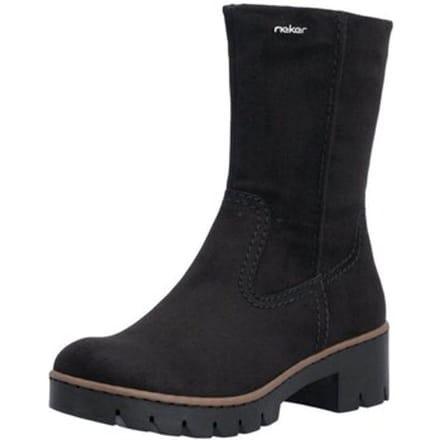 Rieker dames enkellaarsjes X5781-00 zwart