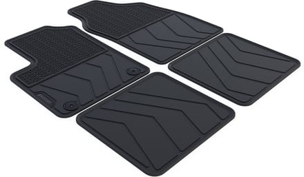 Rubber Automatten geschikt voor Fiat Panda 169 - 2003-2012 - 4-delig - Uitvoering: Handgeschakeld