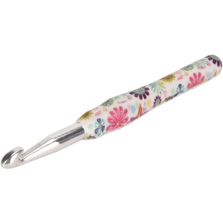10.0mm Haaknaald Ergonomisch Handvat Lichtgewicht Aluminium Breinaald voor Beginners white