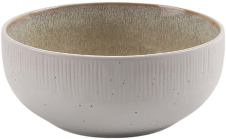 HIT Trading servies schaal aardewerk wit 13cm - diepe serveerschaal.