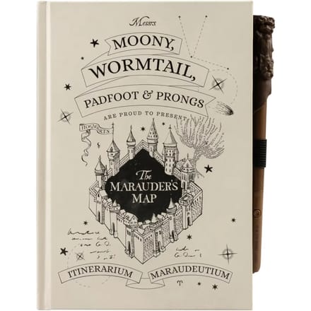 Harry Potter The Marauder's Map Optically Variable Ink Premium A5 Notebook