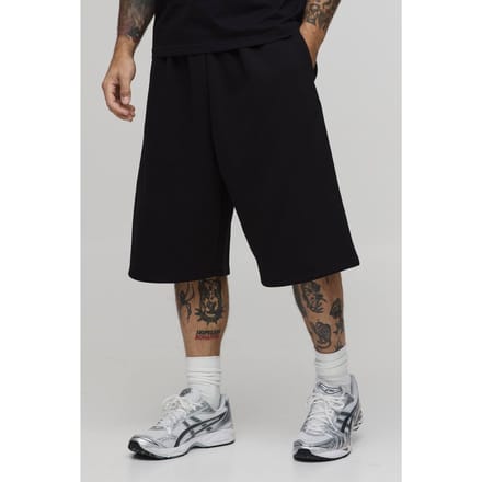 Essentiële Jersey Jort | Black | Size Medium