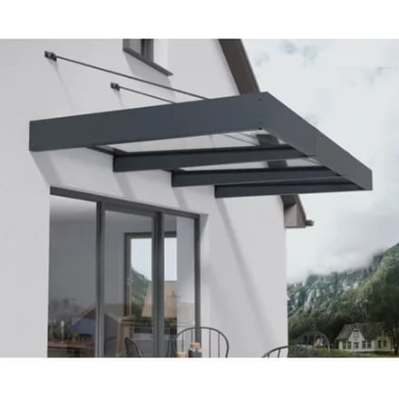 Palram | Canopia - Deur En Veranda Luifel Sophia Xl - Helder 286x140x67cm