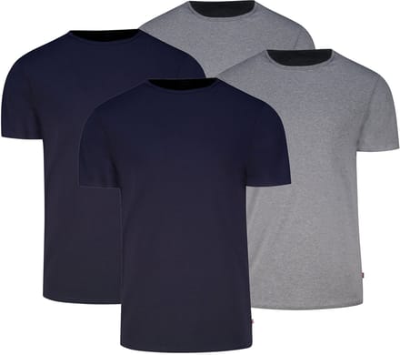 4-pack Levi's heren T-shirt Rond-Neck