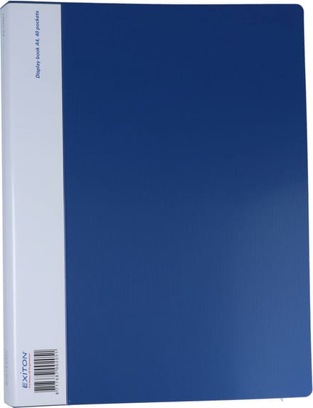 Exiton Showmap - A4 - Blauw - Presentatiemap - 40 Tassen