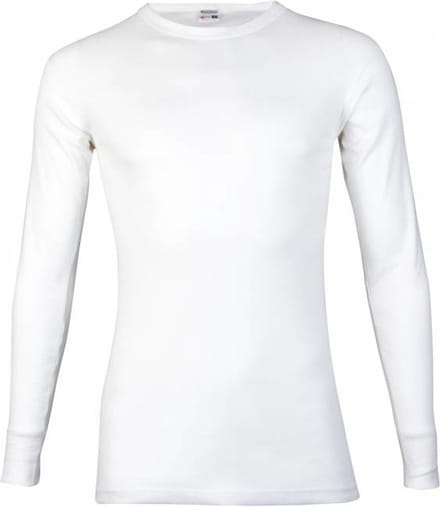 Beeren heren  T-shirt Lange mouw  - M  - Wit