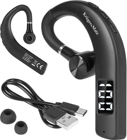 Krüger&Matz Traveler K17 - Bluetooth-headset - Ergonomisch - 18 uur Gesprekstijd