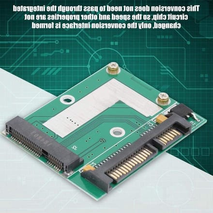 mSATA naar SATA Adapter - Converter Card Module - Opslag Uitbreiden - Vorm Conversie - 2.5 inch - Groen