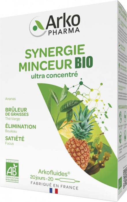 Arkopharma Arkofluides Synergie Minceur Bio 20 Ampullen