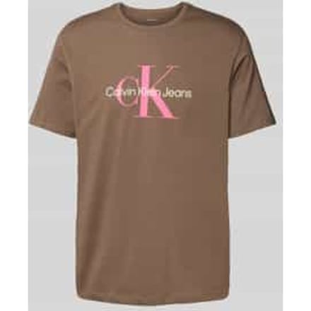 T-shirt met labelprint, model 'HERO'
