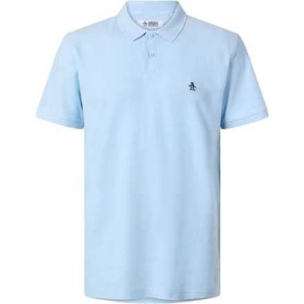 Original Penguin Heren Geborduurd Logo Poloshirt (Water)