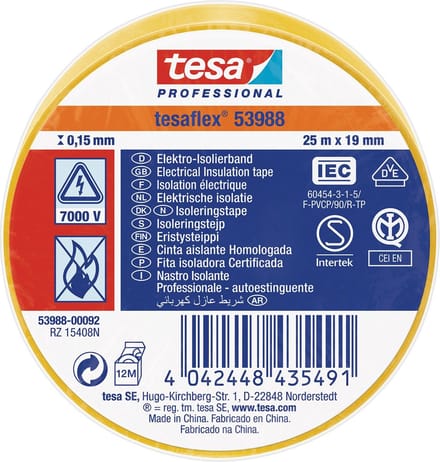tesaflex® is a SOFT PVC tape with film flexibility and adhesion for low temperature.