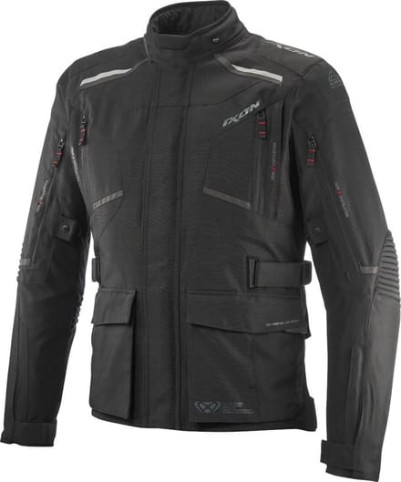 Ixon Midgard Zwart Waterdichte Textiele Motorjas - Jas