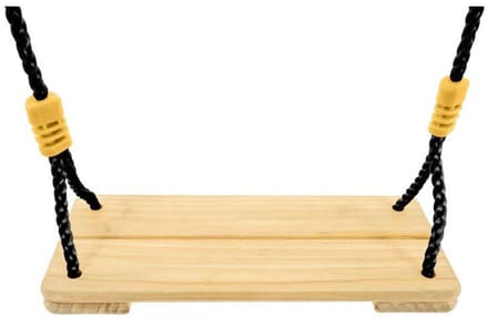TP Toys – houten schommelzitje – FSC hout – zwarte touwen