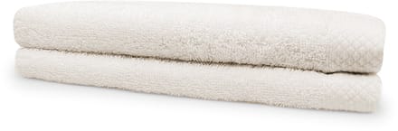 Eleganzzz Handdoeken Set - Set van 2 - Handdoek 60x110cm - 420 gr/m2 - 100% Katoen - ivory