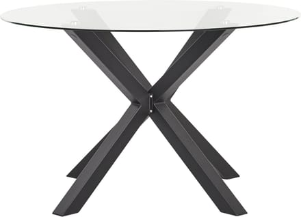 MALETTO - Tuintafel - Zwart - 120 cm - Aluminium