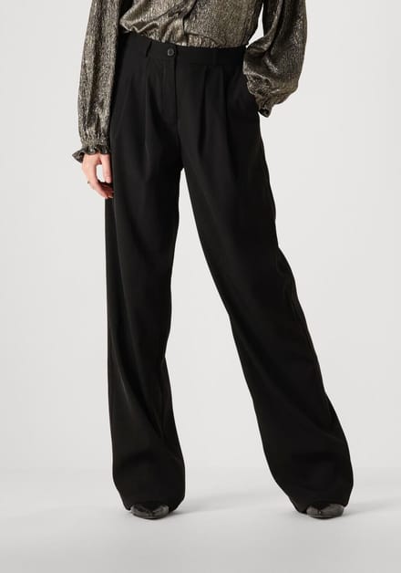 Ydence Pants Phoebe Tall Broeken Dames - Zwart - Maat XS
