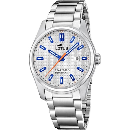 Lotus Casual 19060/3 Acero Clasico Horloge