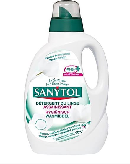 SANYTOL Hygiënisch wasmiddel - desinfecterende was - 1,65L/17 wasbeurten - Antibacterieel