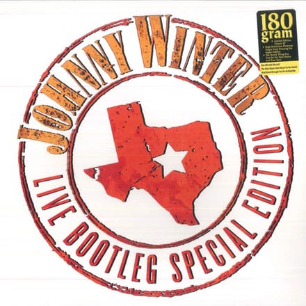 LP Plaat JOHNNY WINTER - Live Bootleg Special Edition FRM41914 Friday Music 2014 US Blues red