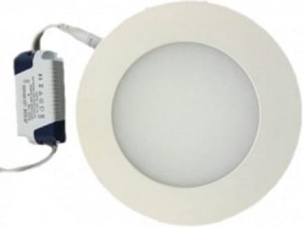 6w Led Paneel - Rond 118mm - Inbouwspot - 6000K - Koud Wit incl. LED driver