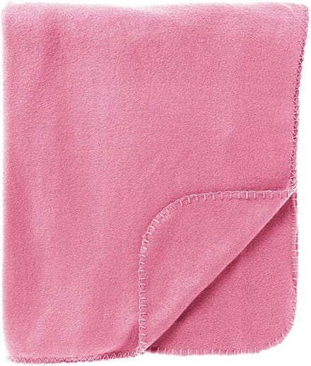 DEX - plaid 130x160 cm - fleece deken - Fuchsia Pink - roze