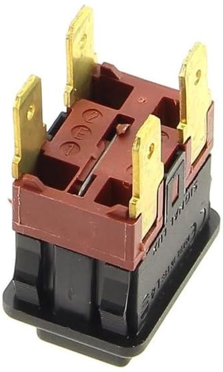 Interrupteur 4 cosses pour tronçonneuse et coupe-bordures Black&Decker - 579318-00