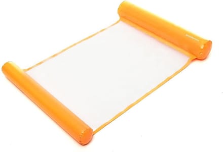 Waterhangmat - Opblaasbare mat - Ontspannen in water - 4-in-1 multifunctioneel - Standaard - Oranje