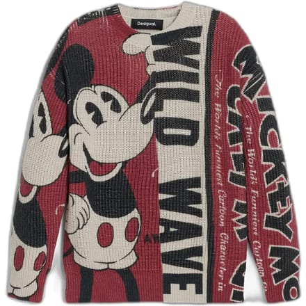 Kindertrui met ronde hals Desigual Wild Mickey