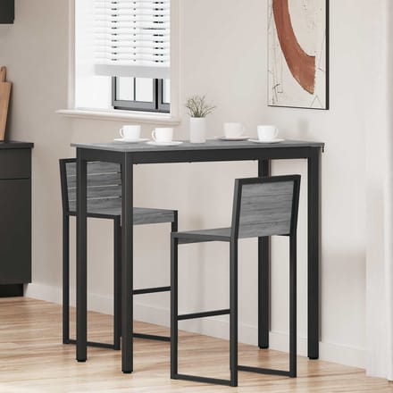vidaXL - Staande - Bartafel - Bewerkt - hout - Rechthoekig