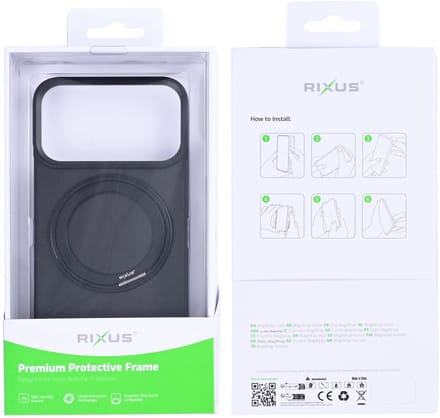 Rixus MagWrap Case For Apple iPhone 17 Pro Max Black
