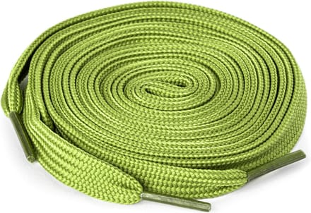 Ecorare® - Schoenveters lichtgroen 100 cm - plat - veters 100cm