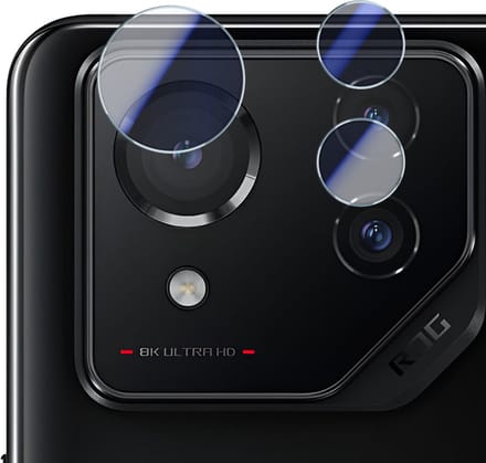 3mk, 4x camerafolie voor Asus ROG Phone 8 en 8 Pro hybride glas 7H, Transparant
