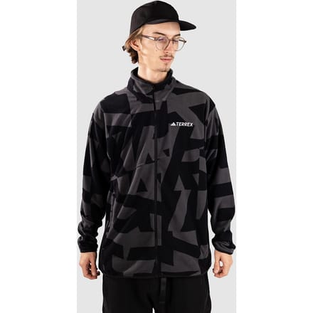adidas Terrex Mt Aop Fleece Jas zwart