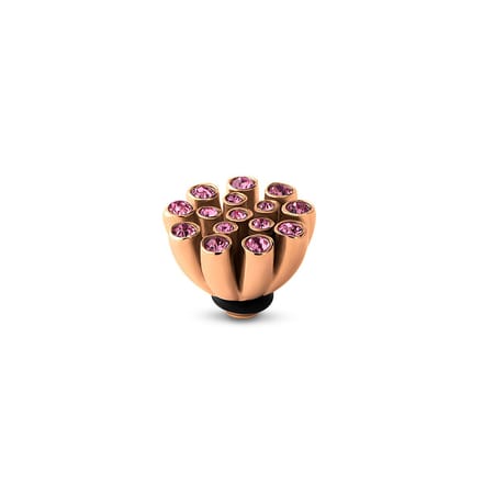 Melano Twisted Coral Steentje Fuchsia | Rosé