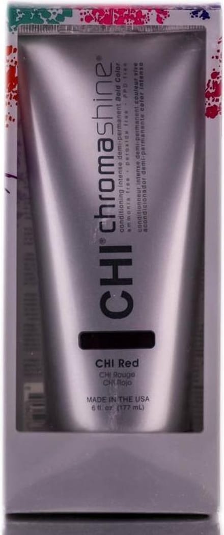 Semi-permanent Paint Without Ammonia, Chi Chromashine Red, 177ml