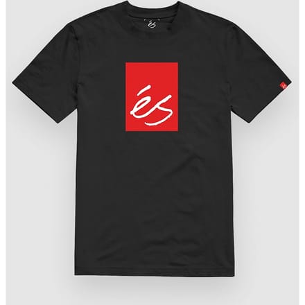 Es Main Block T-Shirt zwart