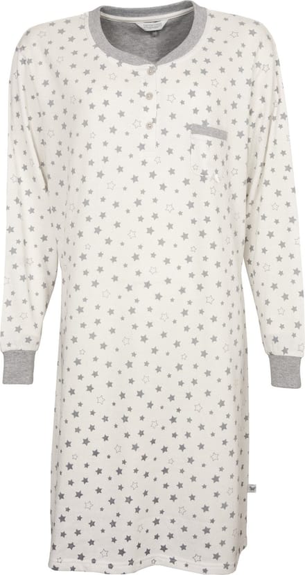 Tenderness Dames Winter Nachthemd Grijs Melange TENGD2121A - Maten: M