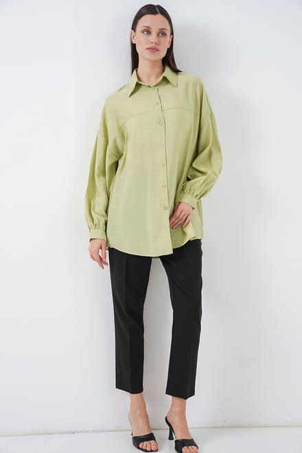 Oversized Lange Mouw Shirt