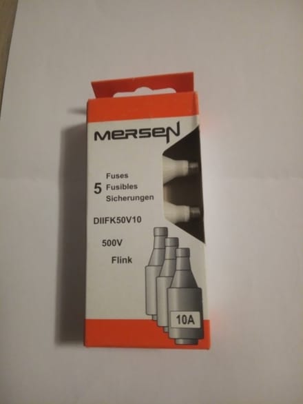 D-Patronen 10 Amp snel  5 stuks