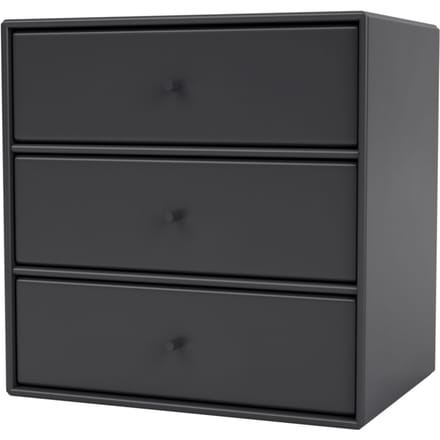 Montana Montana Mini 1007 Wandmodule met drie laden - Anthracite