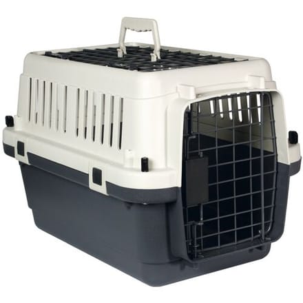 KARLIE Honden transportbox Nomad, grijs/wit (60,7x40x40,5 cm)
