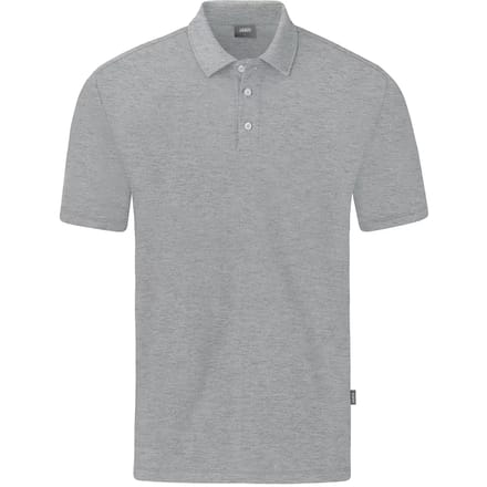 Jako Organic Polo Stretch Heren - Lichtgrijs Gemeleerd | Maat: S