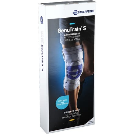 Bauerfeind GenuTrain S Titan Knie Rechts Maat 3 1 Verband(en)