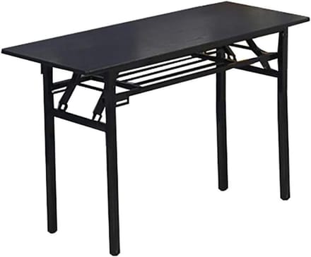 Klaptafel Bureau - Werktafel Eettafel - Thuiswerken Studeren - Stabiel Stevig Frame - 80x40x75cm - Zwart