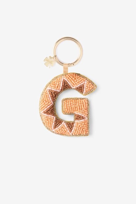 Sissy-Boy - Lichtoranje bag charm letter G