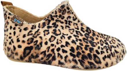 Q-Fit Dames Pantoffel Lieke - 3591.6.036 Beige/Combi - Maat 40