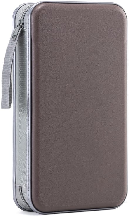 DVD Case, 96 Capaciteit CD Case Houder Opslag Organizer Hard Plastic Beschermende Disc Portemonnee voor Auto